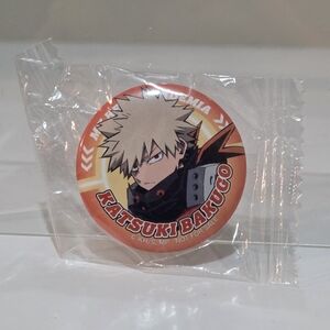 *5 for $20* My Hero Academia - Katsuki Bakugo Can Badge Pin - Anime Promo